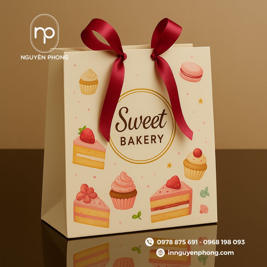 In Túi Giấy Đựng Bánh Giá Rẻ